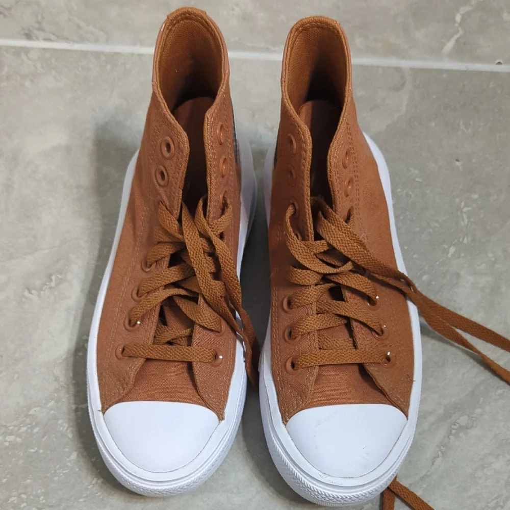 Converse Platform Sneakers - Burnt Orange - Picture 4 of 7